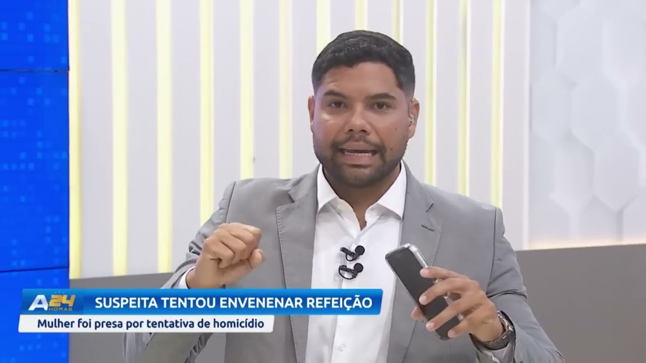 Suspeita tentou envenenar refeição | ARATU 24 HORAS | TV ARATU
