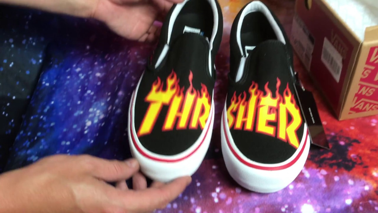 Vans x Thrasher Slip On Pro Unboxing