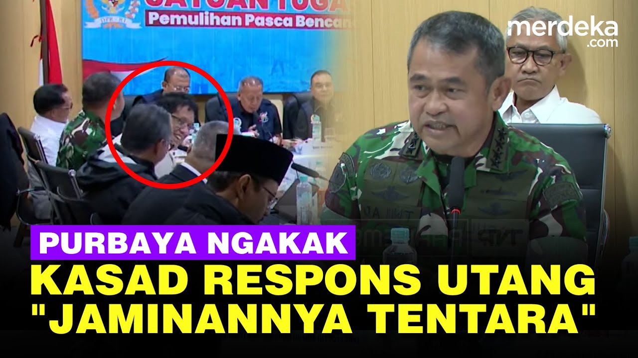 Respons Tak Terduga Kasad Maruli, Purbaya Ngakak Soal Jaminan Utang