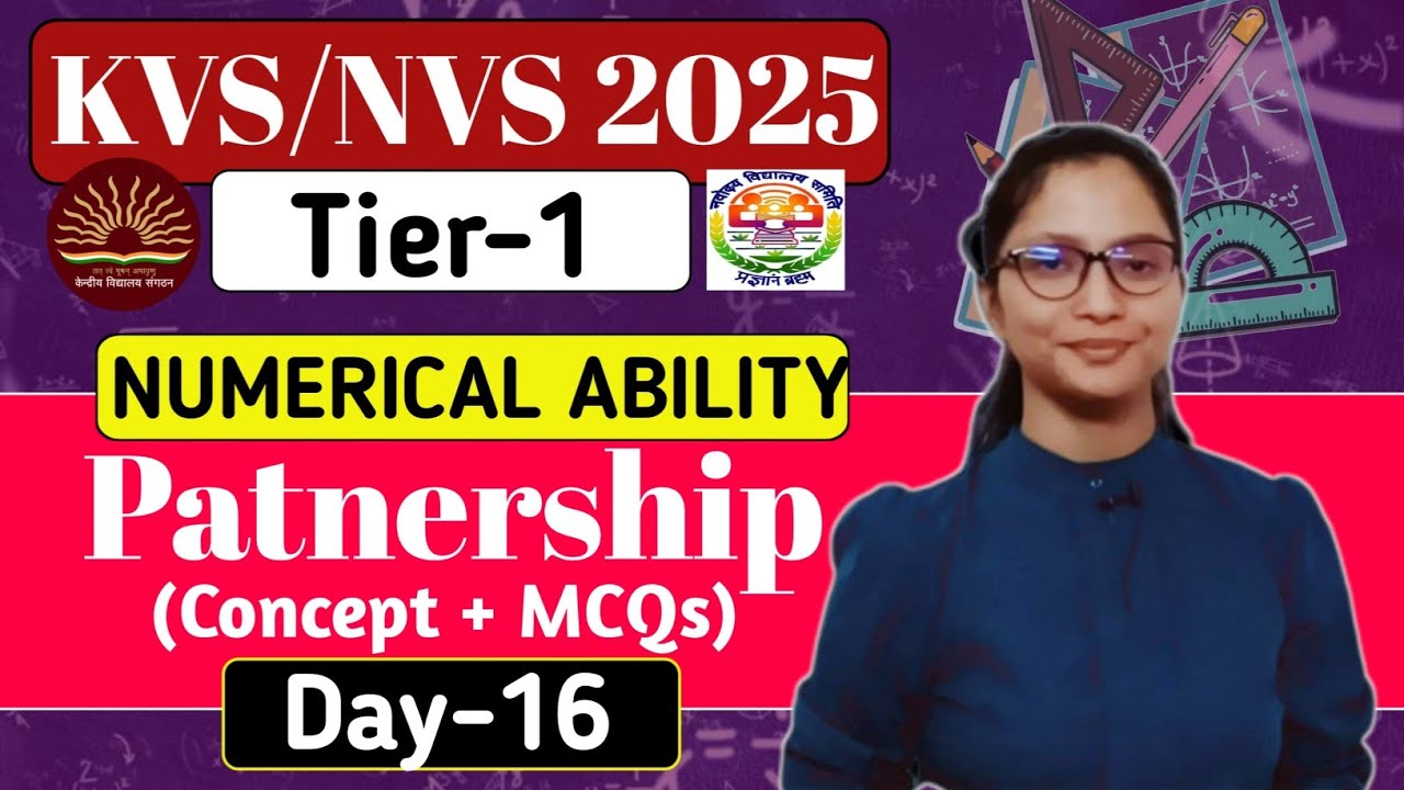 Подготовка к экзамену KVS-NVS Tier-1 по математике 2025 | Математические способности KVS-NVS Tier...