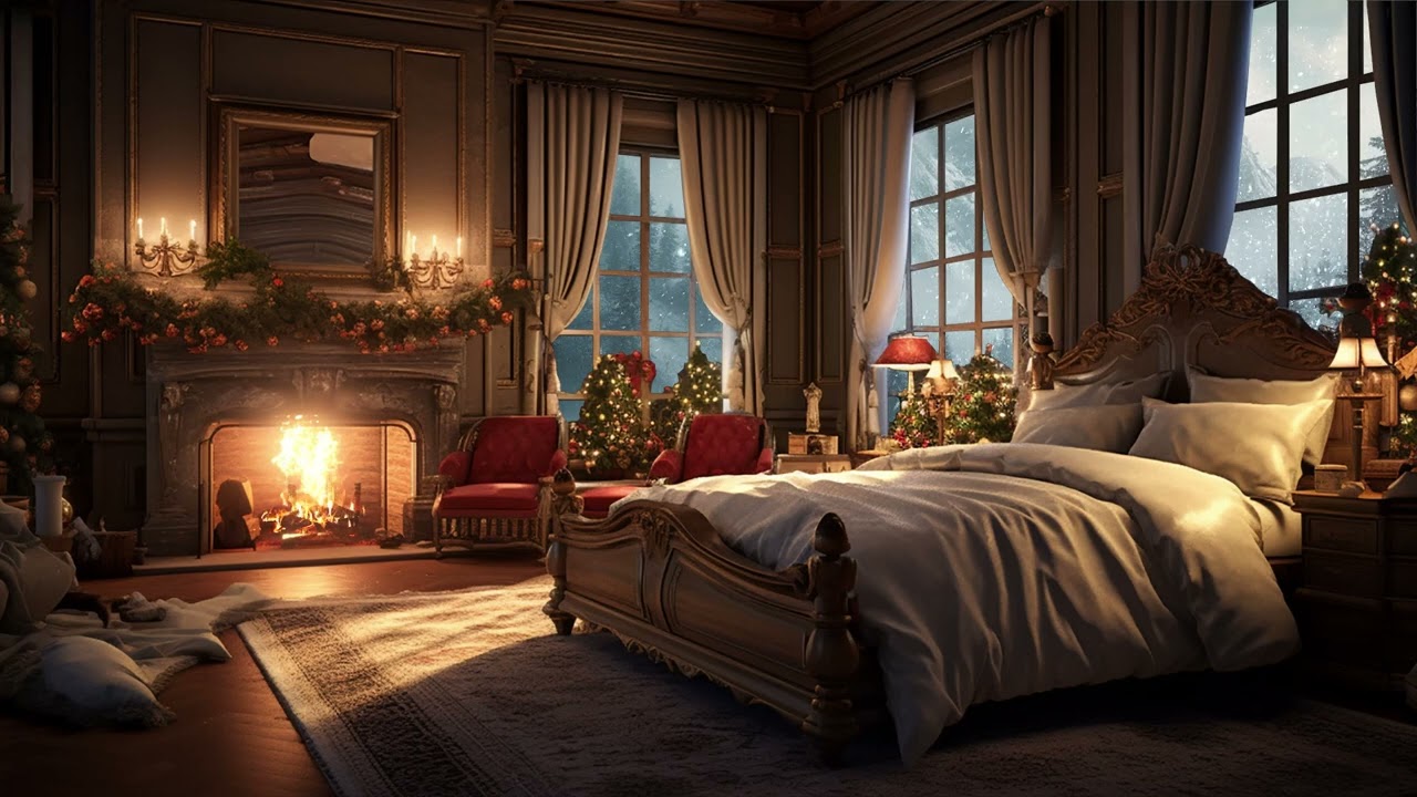 Dreamy Winter Nights: Creating a Soothing Haven for Restful Sleep with Fireplace ASMR