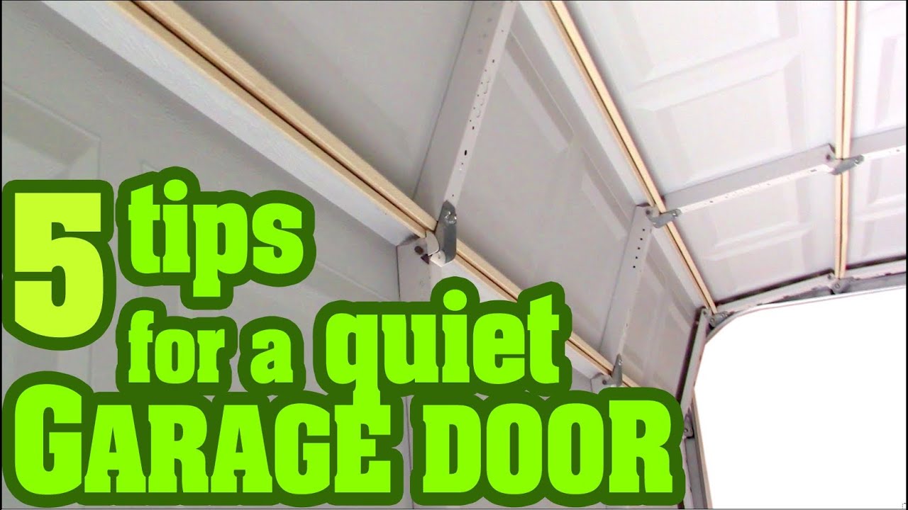 How to fix a noisy Garage Door Opener