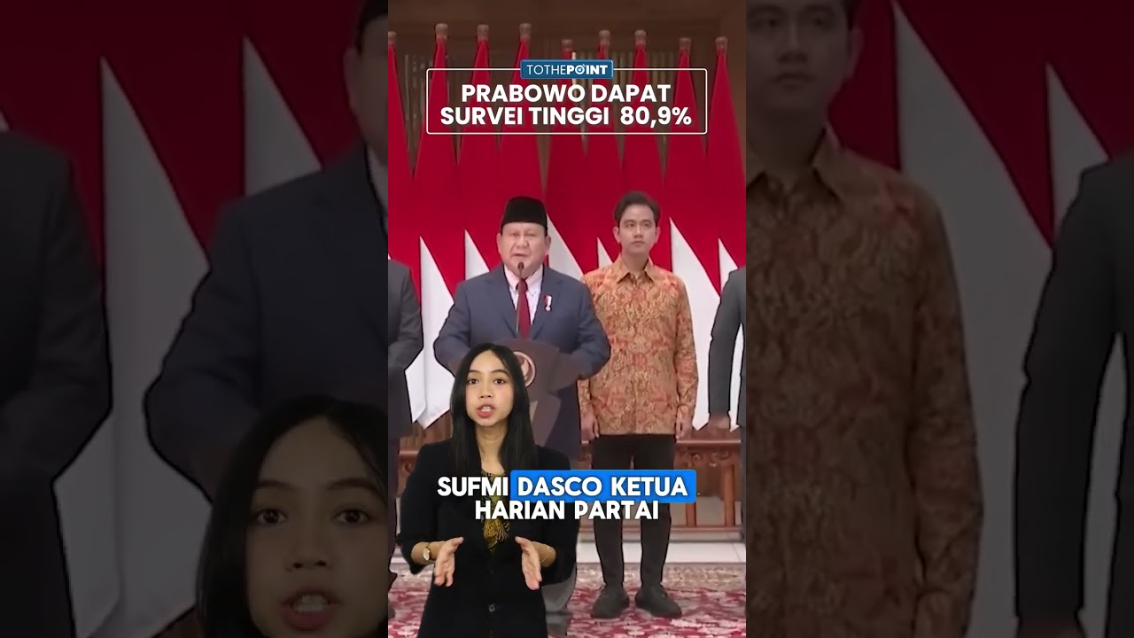 TRIBUN VIRAL: Hasil Survei 80,9% Rakyat Puas Terhadap Kinerja 100 Hari Pemerintahan Prabowo Gibran!