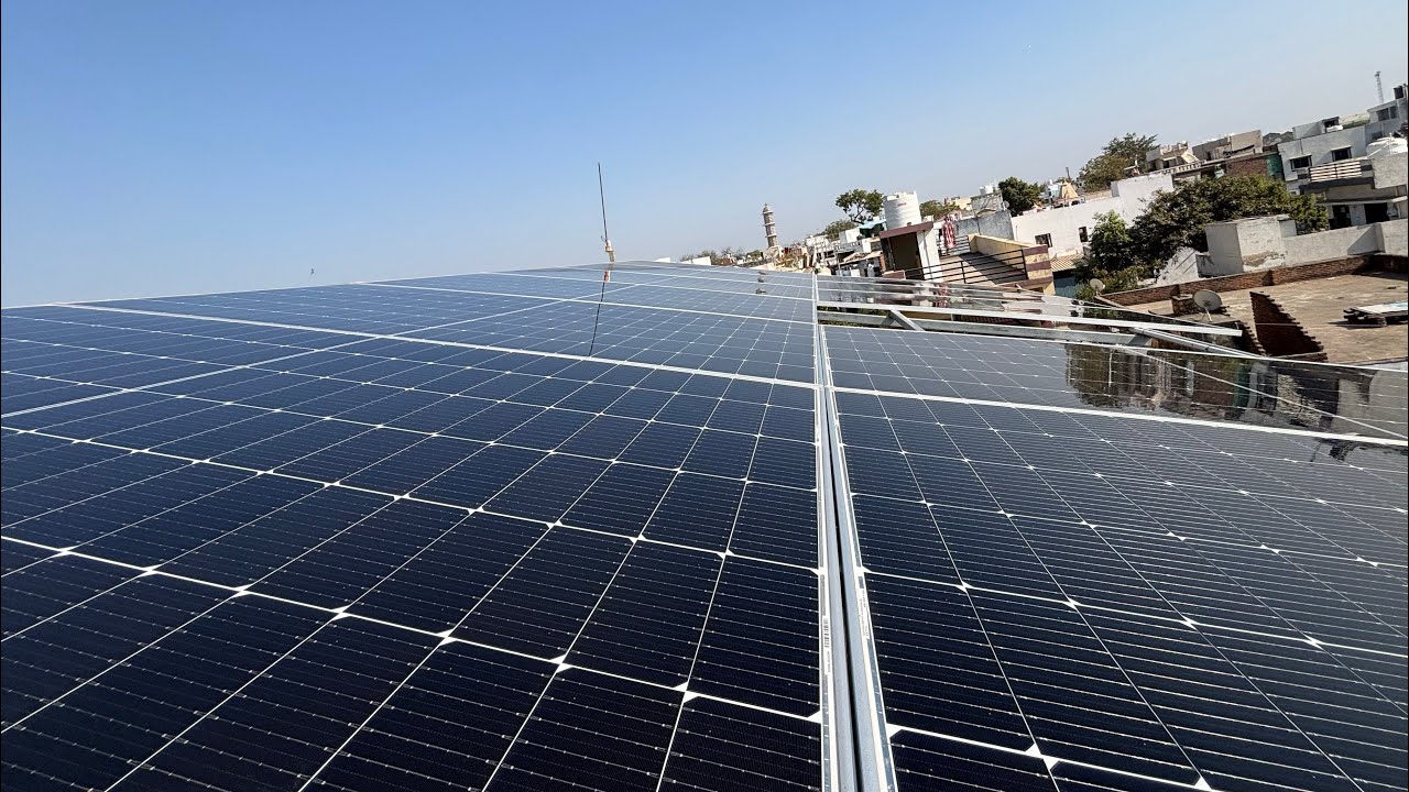 Solar panel cleaning #villagelife #youtubeshorts #trending#clinicplus#youtubeshortsvideo #youtuber 