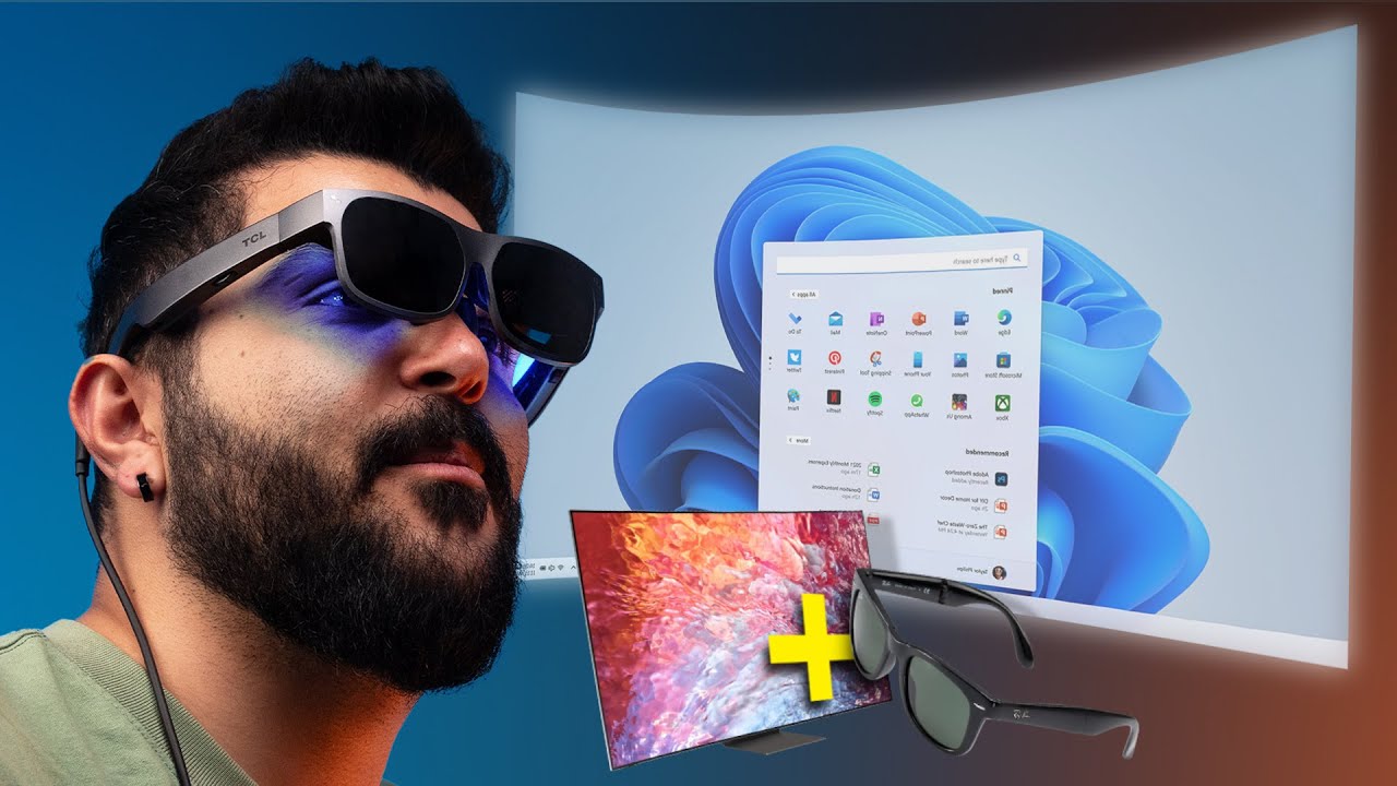 عینک با تصویر ۲۱۰ اینچ!‌ بررسی عینک واقعیت افزوده TCL