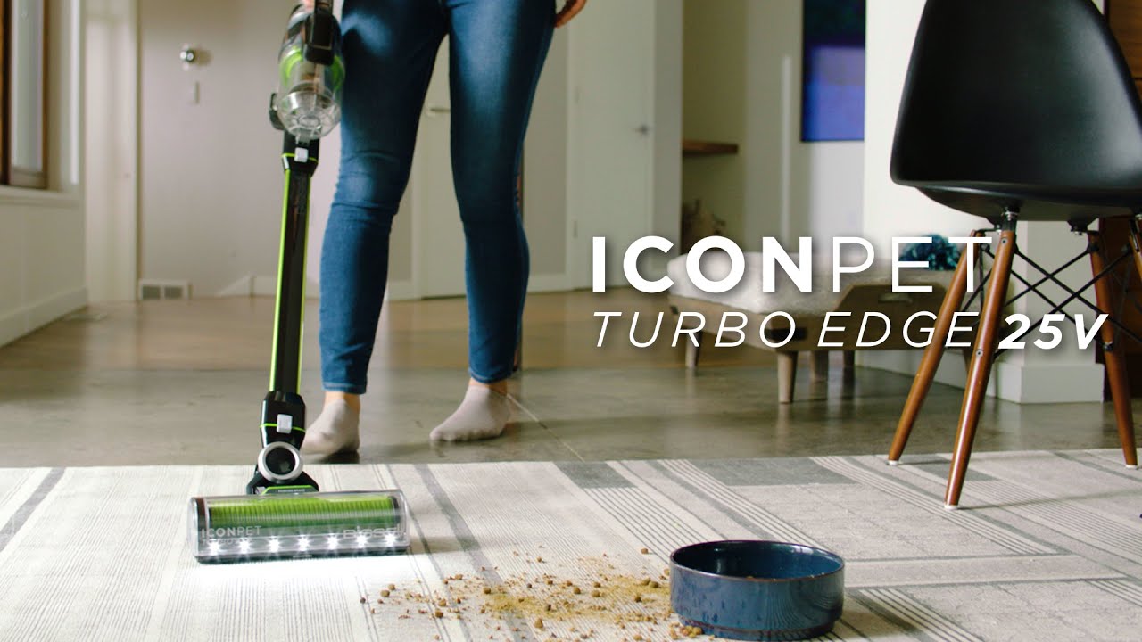 ICONPET&reg; TURBO EDGE Cordless Stick Vacuum Feature Overview