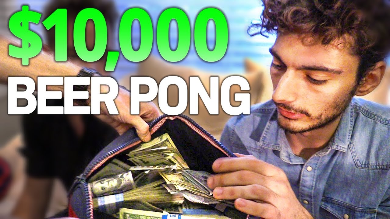 YOUTUBER BEER PONG - $10,000 CHALLENGE (ft. Keemstar, Joogsquad, Nelk, and more)