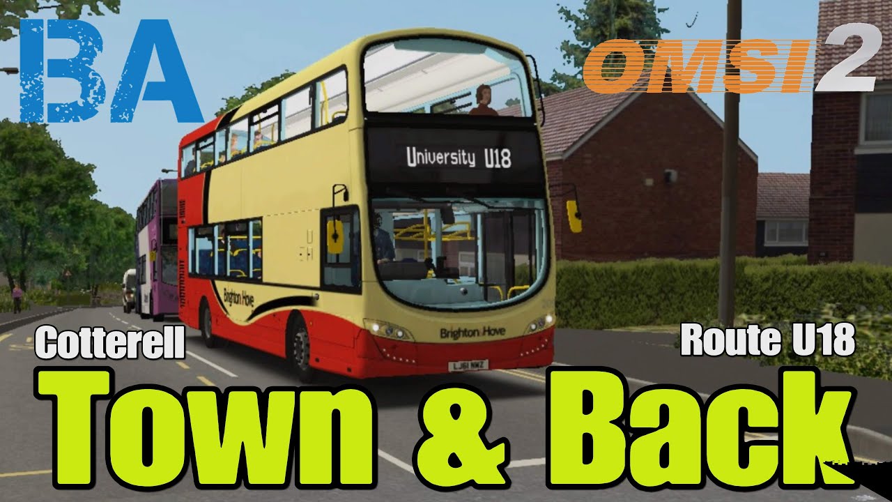 Town & Back - Route U18 - MS Gemini 3 - Cotterell - OMSI 2