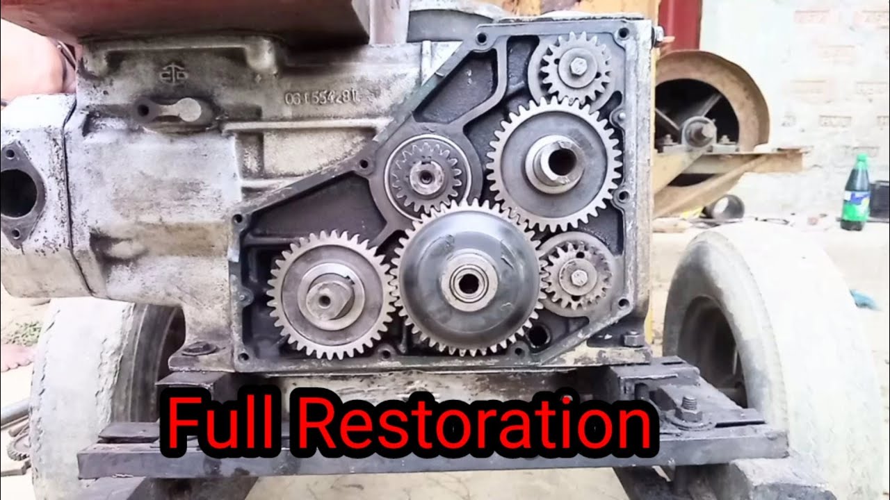 how to 16 hp diesel engine full restoration.china Diesel Engine repair