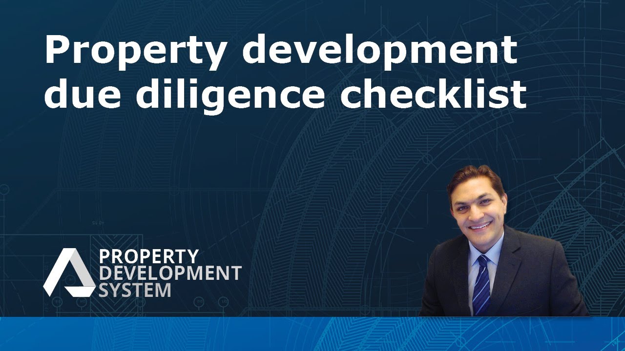 Property development due diligence checklist