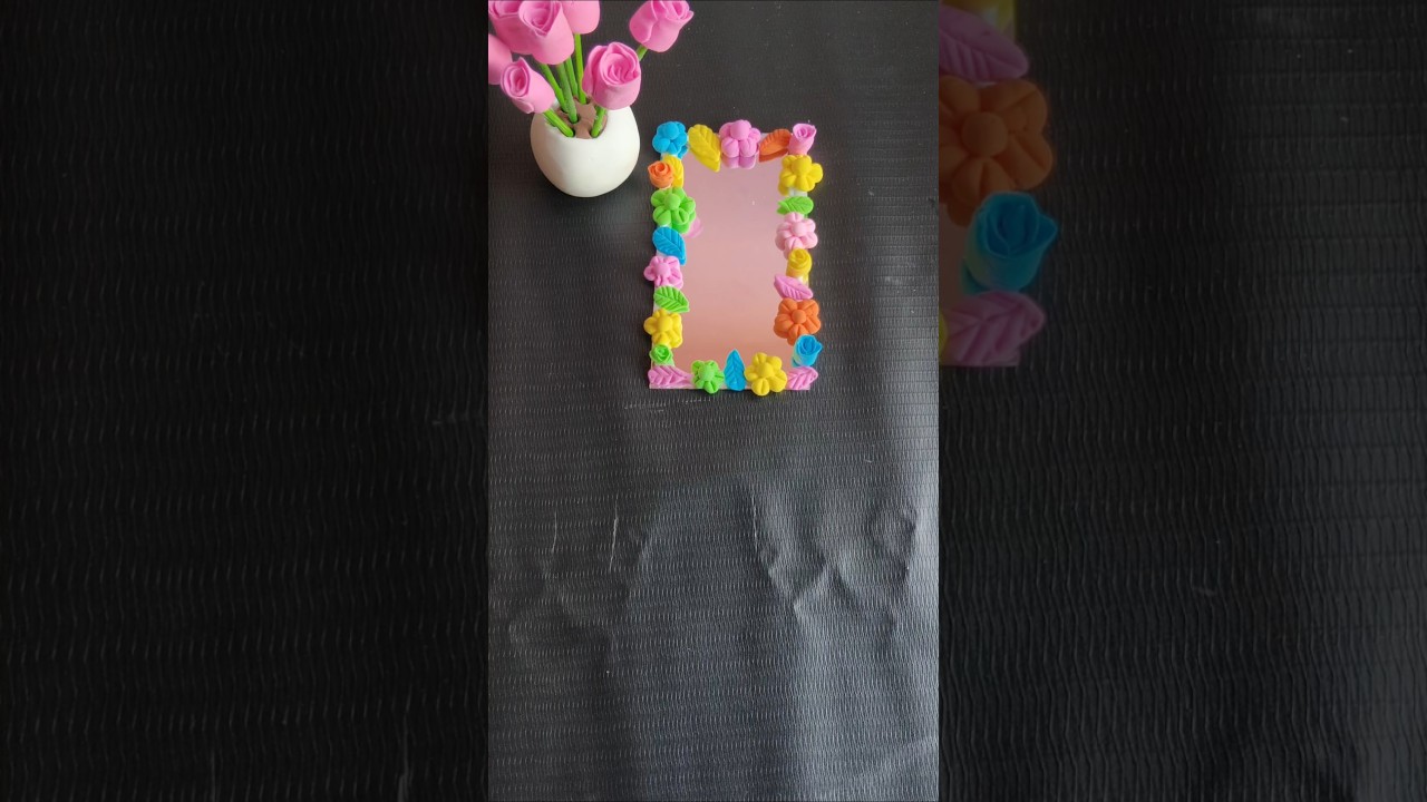 mirror decor ideas with clay craft ideas 