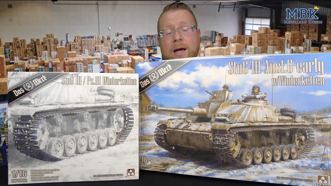 MBK packt aus #756 - 1:16 StuG III Ausf.G w/Winterketten, Pz.III/StuG III Winterkett. Set (Das Werk)