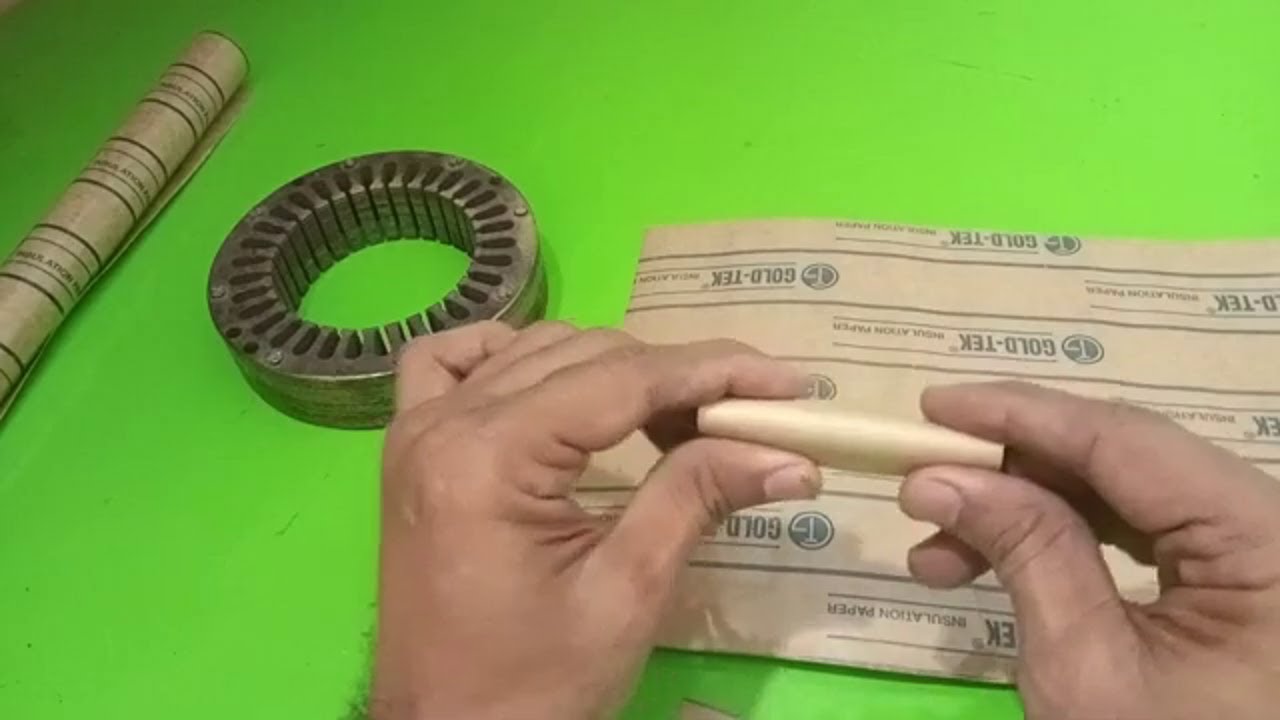 How to put paper in the core of washing machine motor|Motor ke slot mein paper dalne ka tarika
