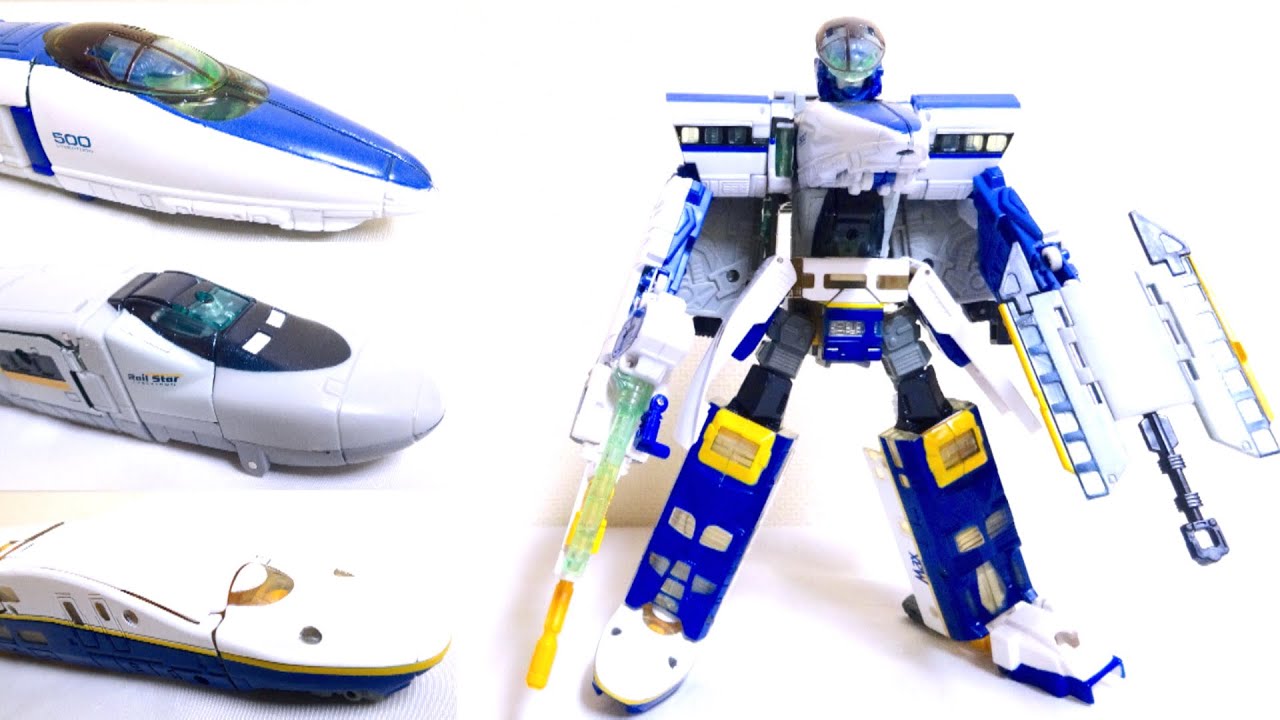 【トランスフォーマー】カーロボット 3体合体公安官 JRX ヲタファのじっくり変形レビュー  Transformers JRX / Rail Racer wotafa’s review