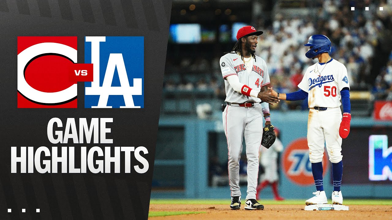 Reds vs. Dodgers Game Highlights (8/26/25) | MLB Highlights