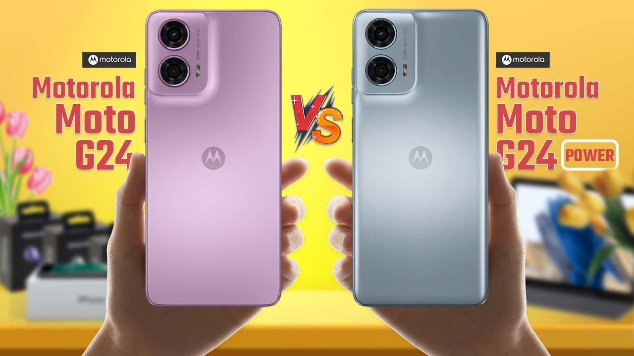 Motorola Moto G24 Vs Moto G24 Power | Full Comparison 🔥 Which one is best ?