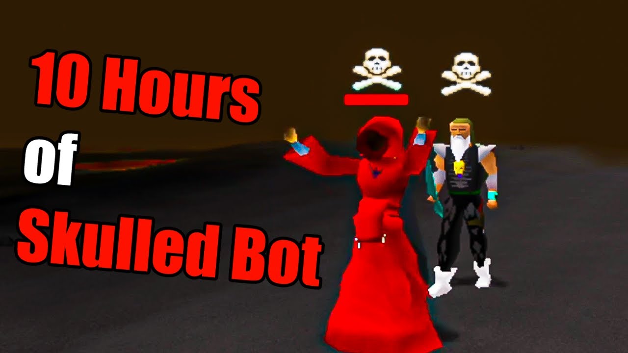 Loot From 10 Hours Of Pretending To Be A Bot (OSRS Anti-pking)