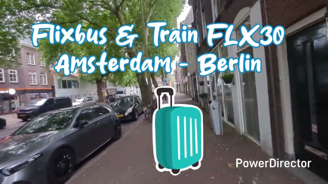 Flixbus 🚌 Flixtrain 🚆 Amsterdam to Berlin transfer @ Dortmund American Backpacker Europe interrail