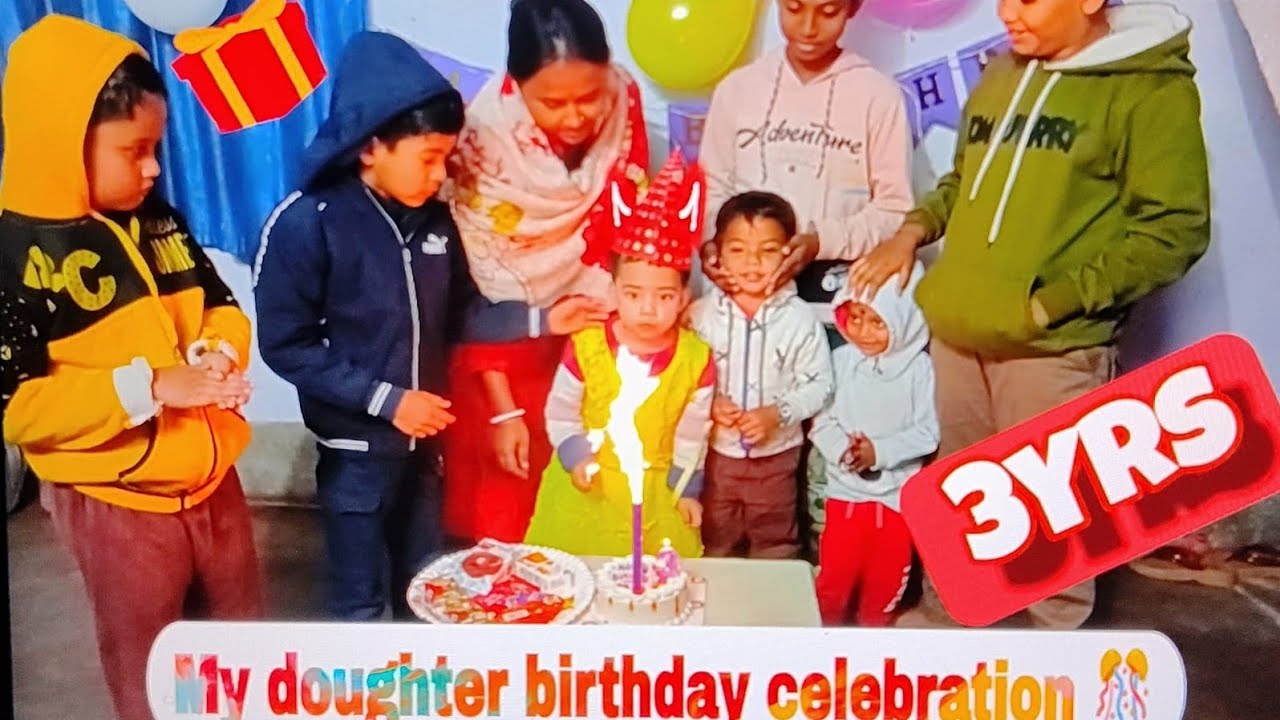 Kiana ray 3 yrs birthday celebration ||🥳