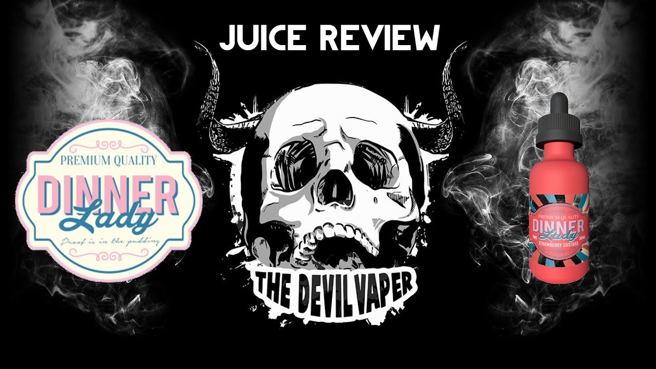 Vape Dinner Lady - Strawberry Custard Review - TheDevilVaper