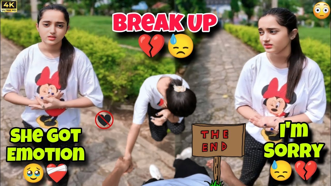 Break Up Prank On My Girlfriend💔||She Got Emotion And Crying😭💔#breakup