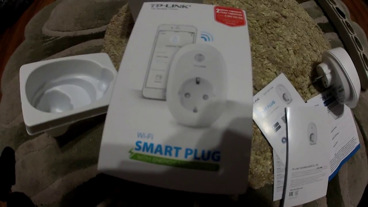 Распаковка Умная Wi-Fi розетка TP-LINK HS110 с мониторингом энергопотребления  из Rozetka.com.ua