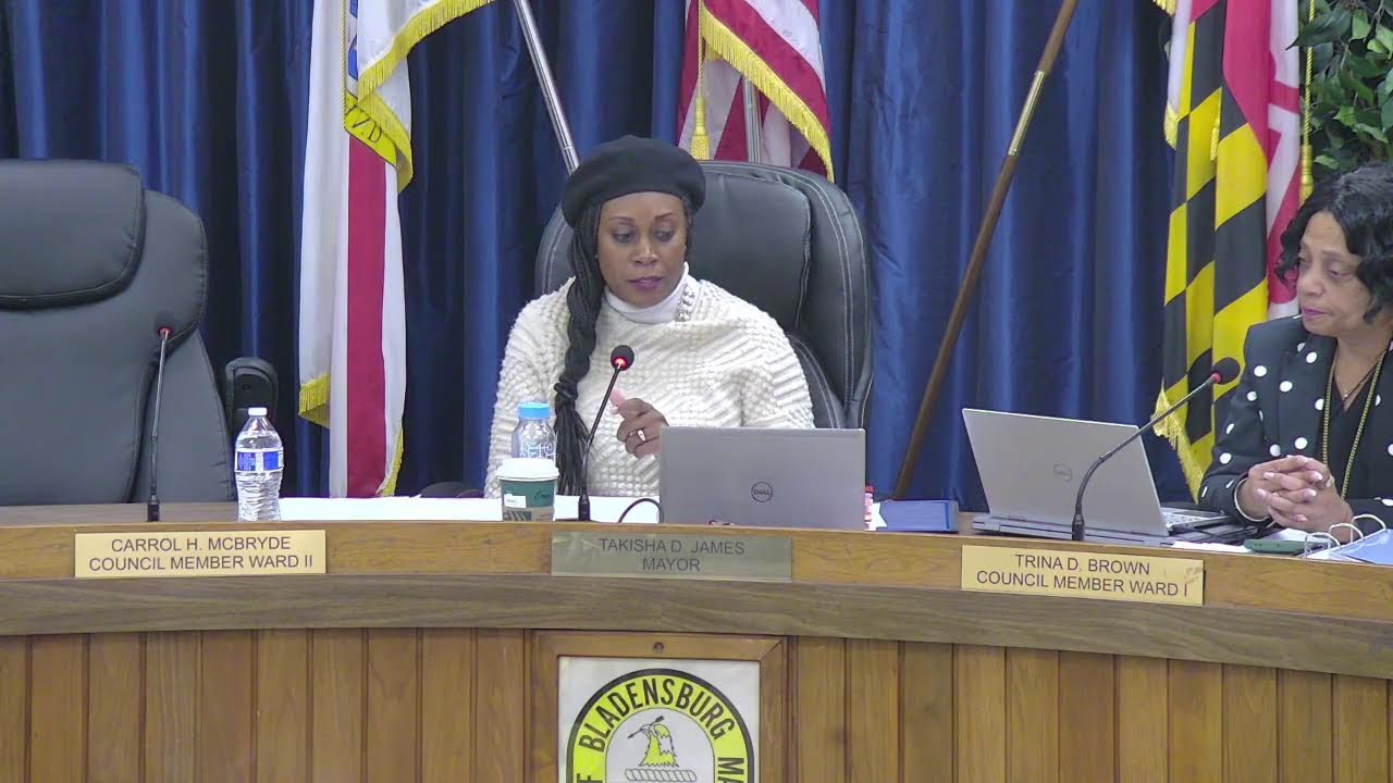 Town of Bladensburg February 2026 Work Session & Council Meeting
