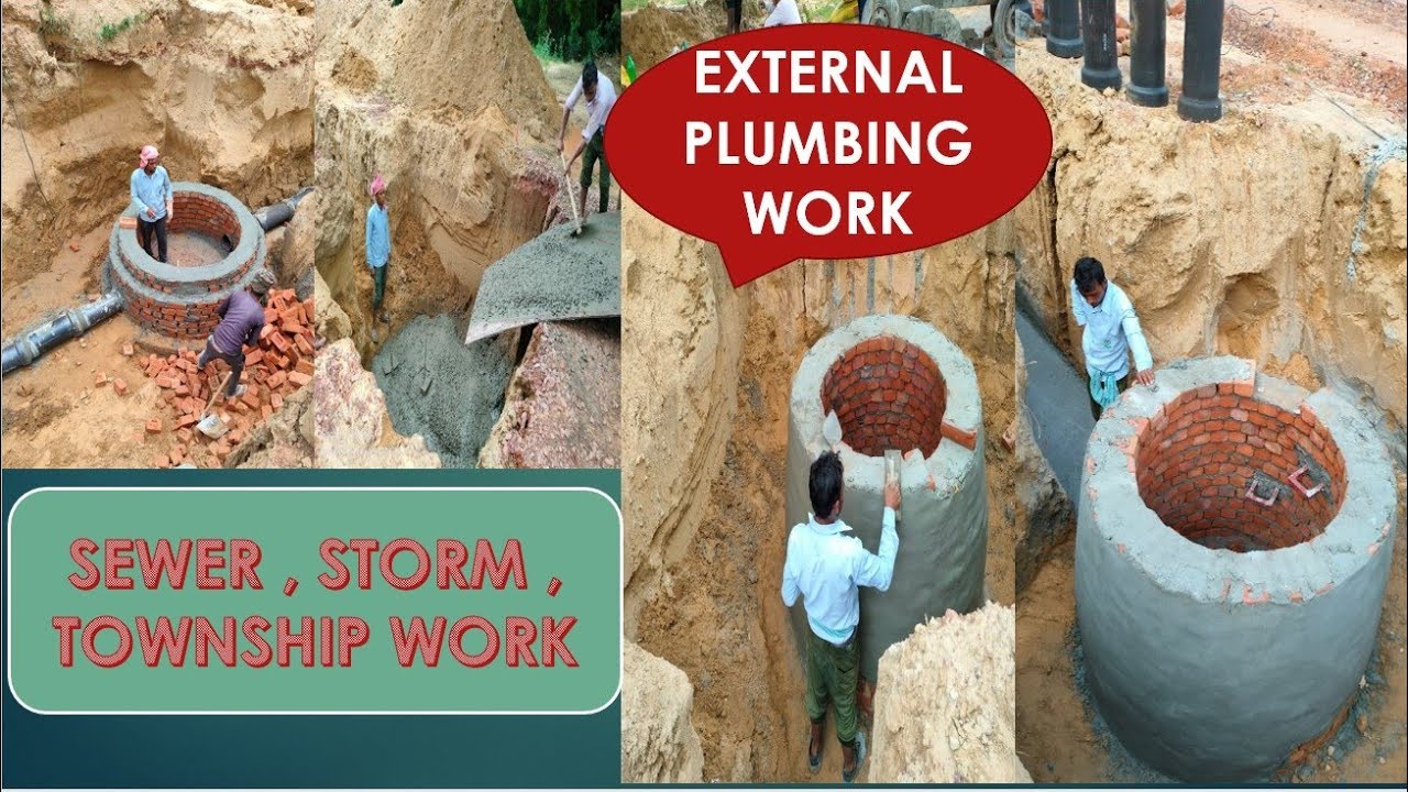Sewer Manhole work /Storm Manhole, /Plotting work /Civil Construction/ Civil Engineering