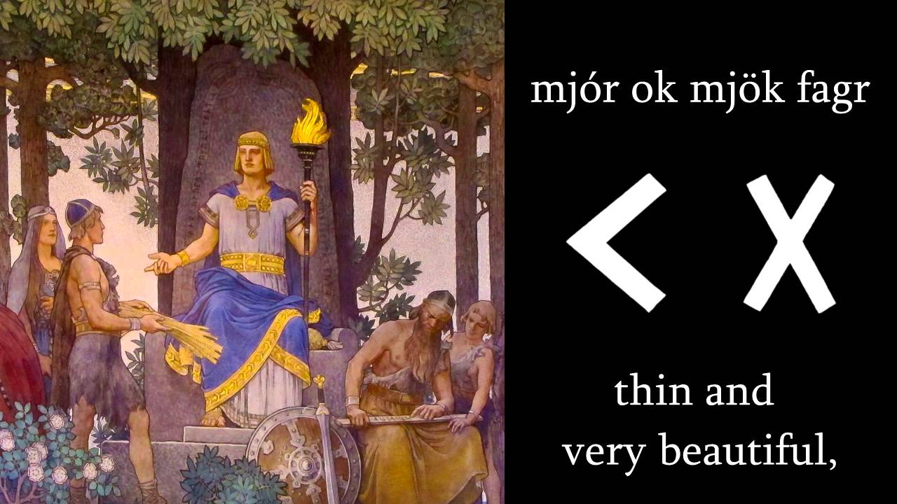 Burzum - Hei&eth;r (Esteem) with lyrics + translation