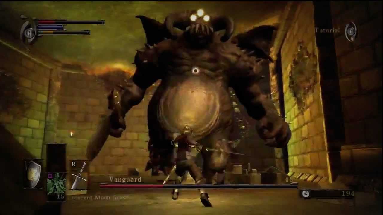 Demon's Souls - Beating Tutorial Boss
