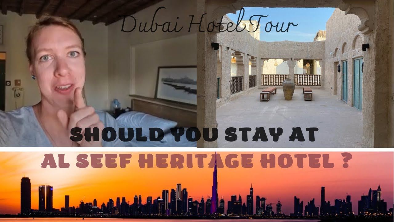 Staying in "historical" Dubai || Hotel Tour Al Seef Heritage, Old Arab Emirati Architecture & Style