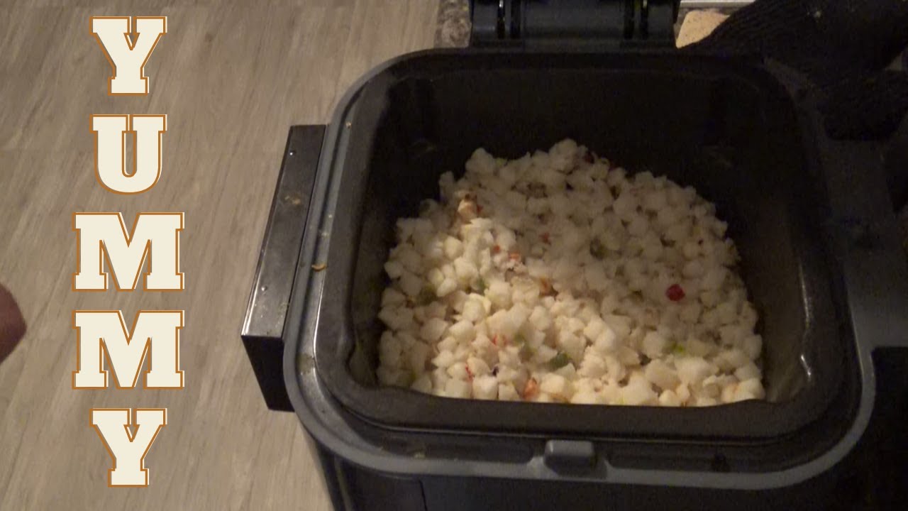 Ninja Speedi Frozen Potatoes O'brien in the Air Fryer