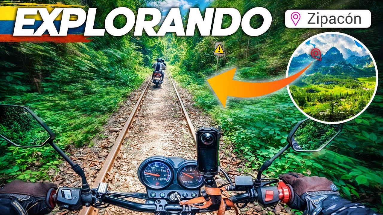 Manejando por via de Tren ABANDONADA en Colombia