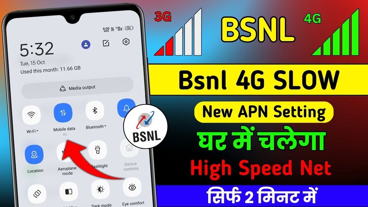 Bsnl Apn Settings For Fast Internet | Bsnl Network Problem | Bsnl Internet Settings In Hindi