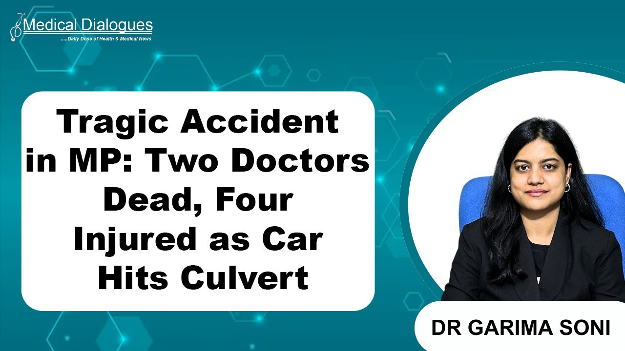 Tragic Accident in MP: Two Doctors Dead, Four Injured as Car Hits Culvert