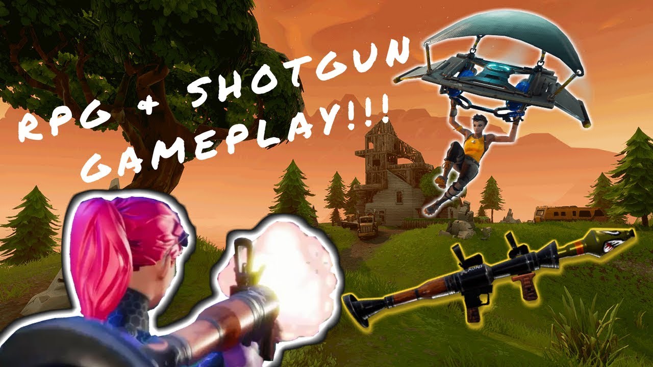 Fortnite: Battle Royale |Aesome RPG and Shotgun Gameplay!!