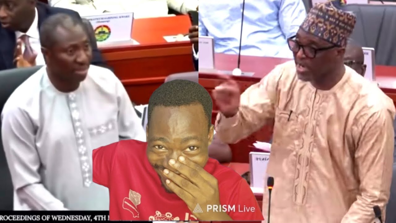 Who say man no dey😂.. Afenyo Markin runs to apologize to Muntaka for lying about corruption in secur