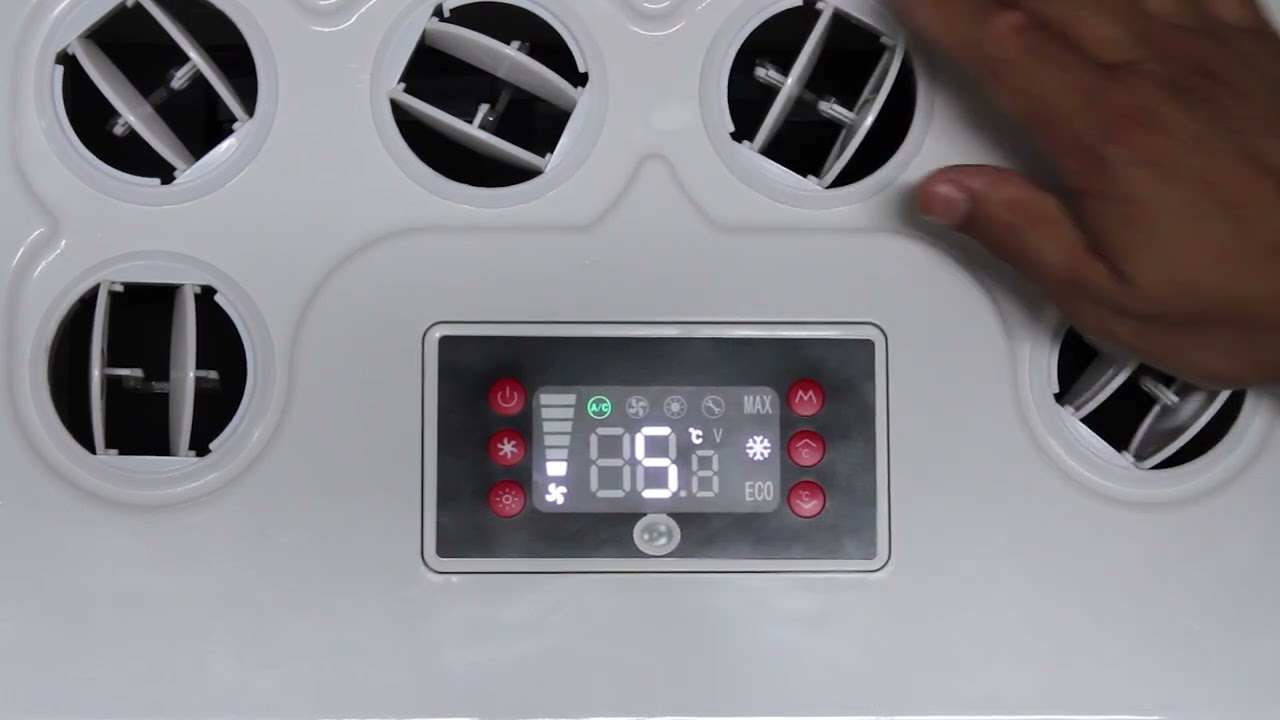 Funcionamento do Painel Digital do Ar Condicionado Elétrico 12V da Estilo Ar