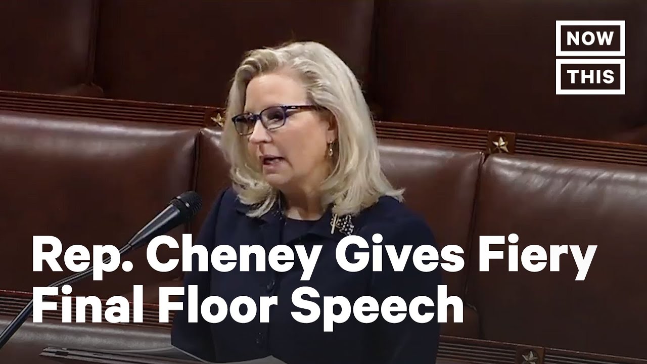 Liz Cheney Delivers Final Floor Speech As A GOP Leader