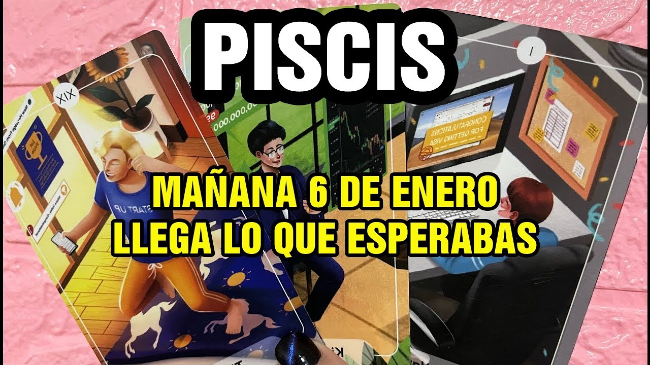 PISCIS 📵 ¡NI SE TE OCURRA IGNORARLA! MAÑANA 6 DE ENERO LLEGA LA NOTICIA QUE ESPERABAS