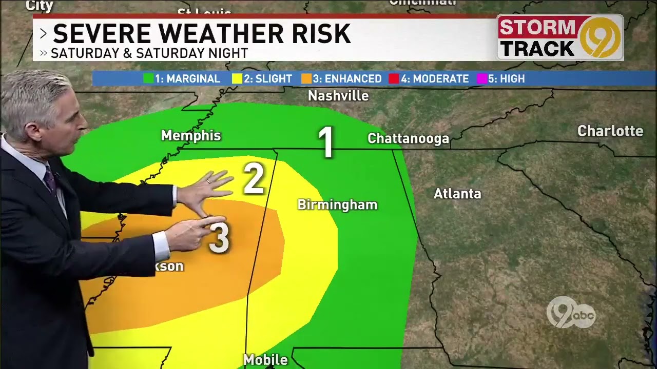 Thursday Evening Tennessee Valley Weather Outlook (12/26/24)