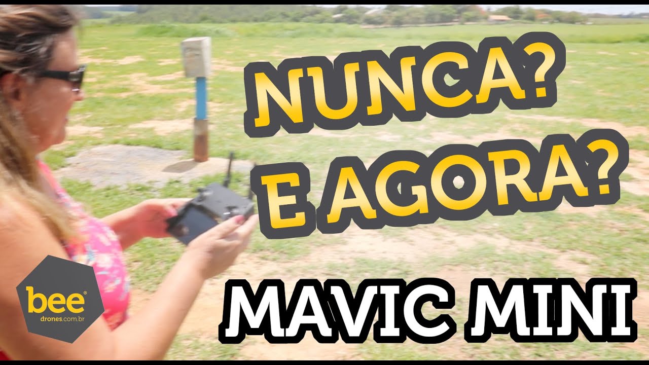 DJI MAVIC MINI - NUNCA PILOTOU DRONE?