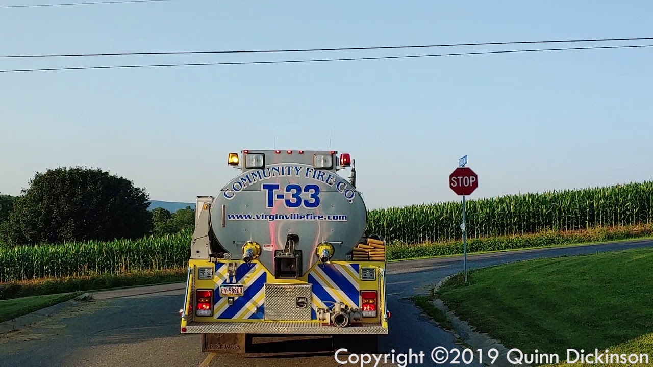Shartlesville 20th Annual Lights & Sirens Parade - Shartlesville Fire Company