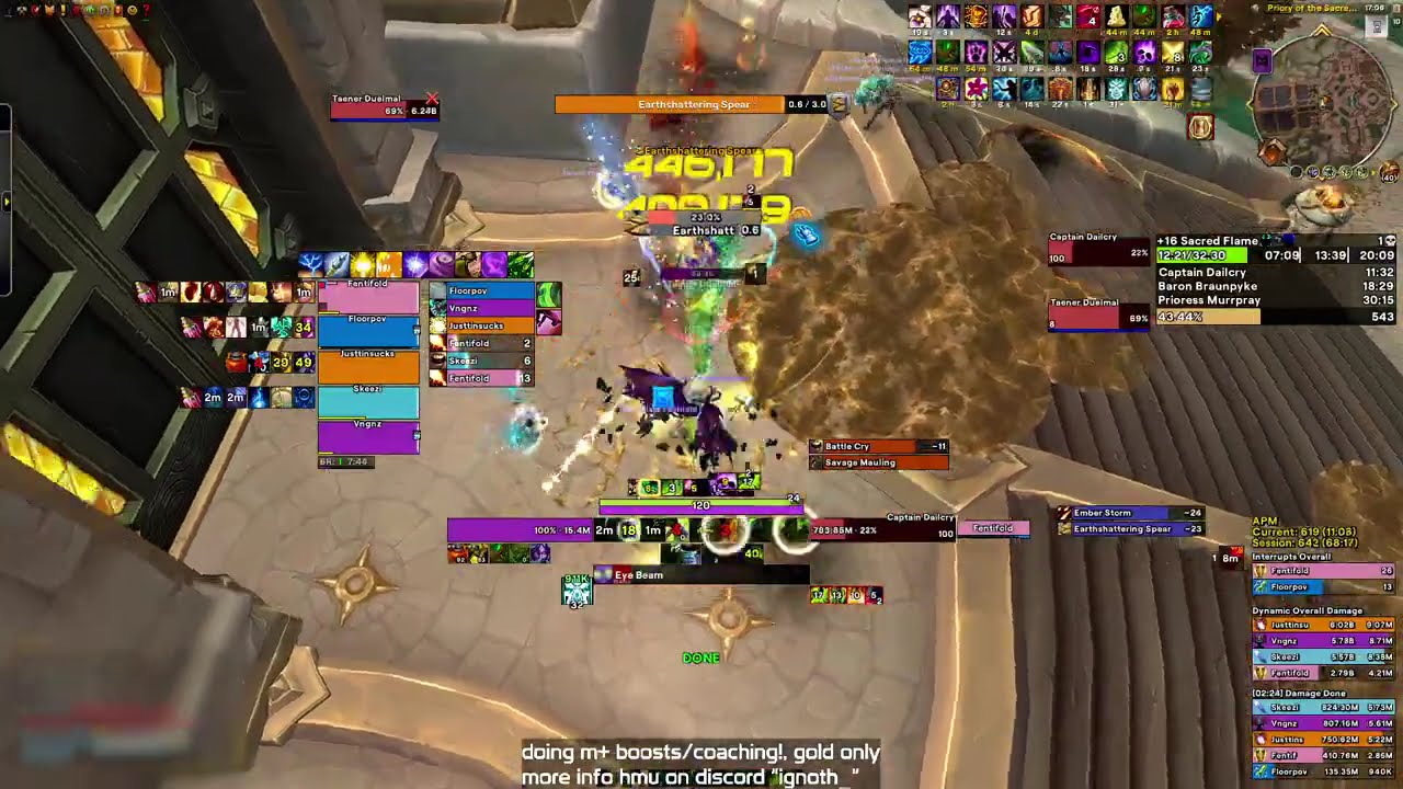 Priory of the Sacred Flame +16 | Havoc Demon Hunter | TWW SEASON 3 M+