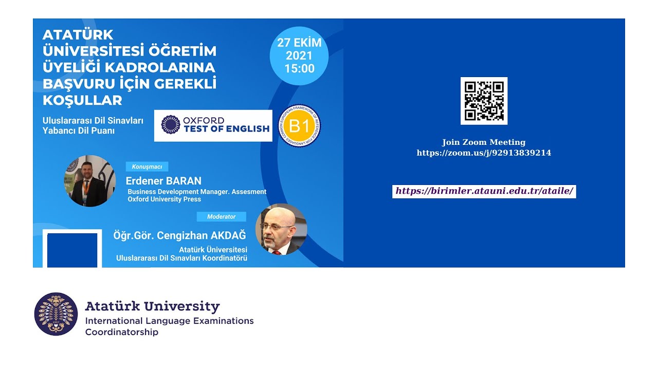 Uluslararası Dil Sınavlarındaki B1 Derecesinin 