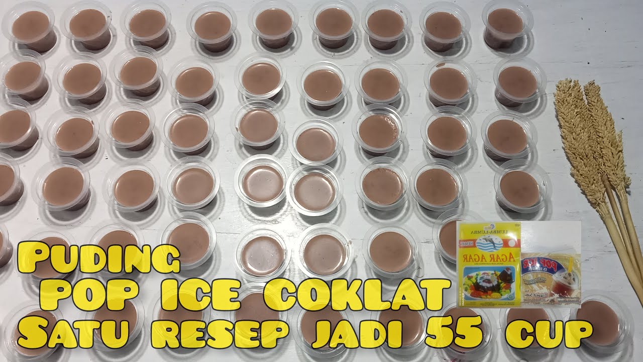 PUDING POP ICE COKLAT, idejualan 1000