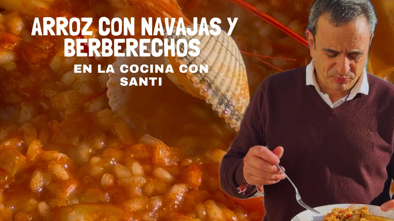Sorprenderás con este increíble arroz con navajas y berberechos.#recetasfaciles #recetasdemariscos