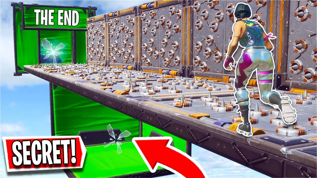 This 50 Level FARMER Deathrun has a TON of secrets... (Fortnite Creative)