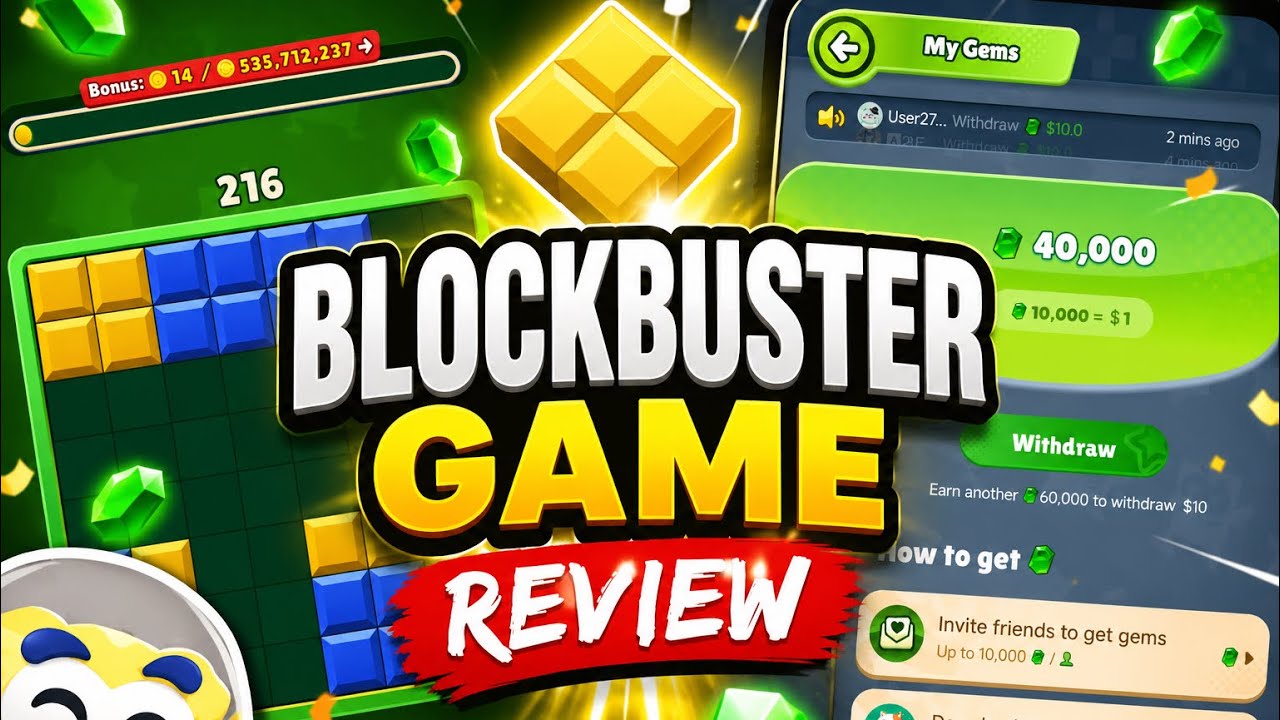 Blockbuster Review: Earn By Playing 'Block' Game? &mdash; Breakdown of Earning Structure