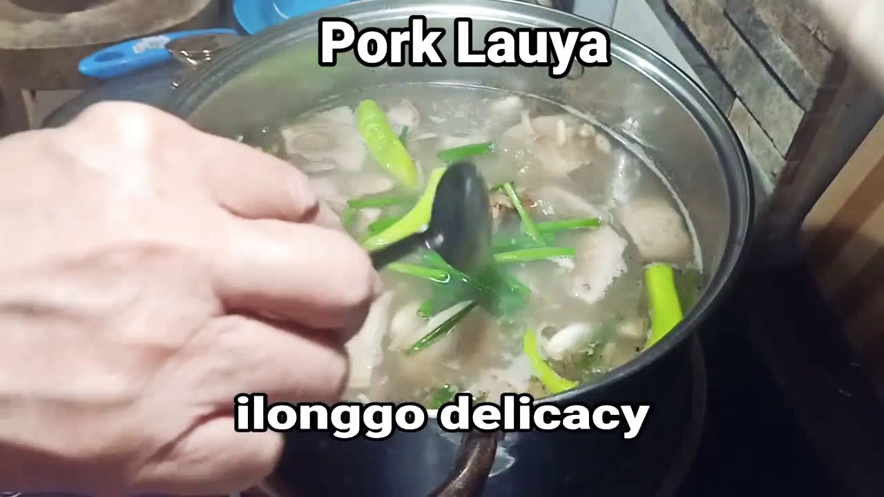 HOW TO COOK PORK LAUYA: AN ILONGGO DELICACY WITH LANGKA II St. Benedict TV